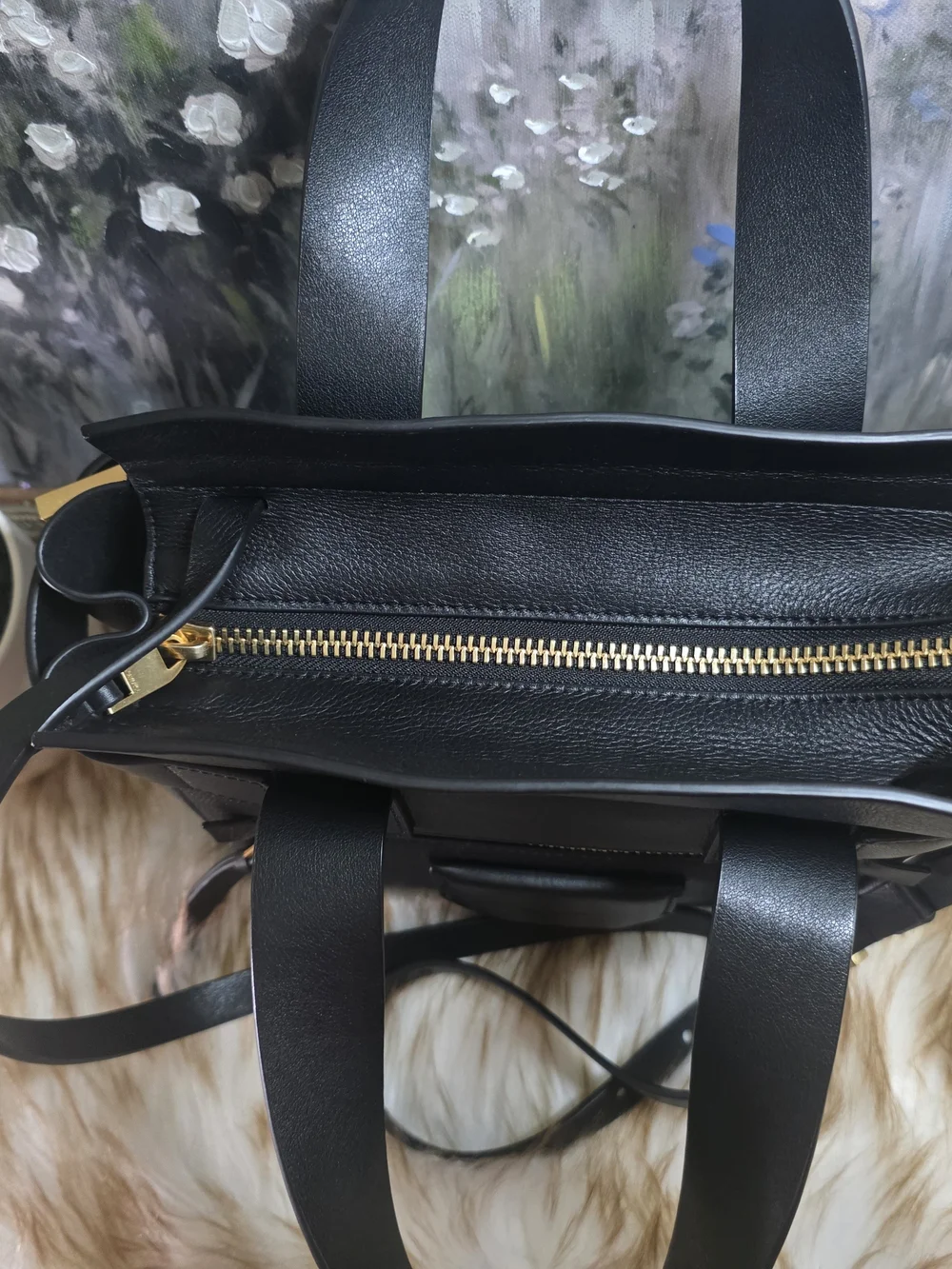 Allsaints Perez mini with gold hardware NWOT
